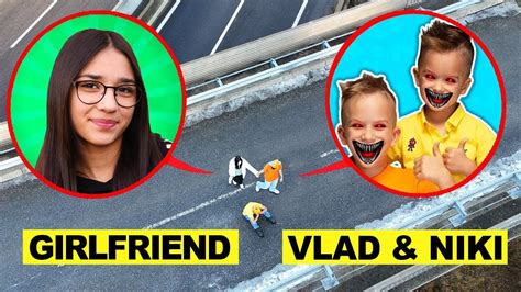 Drone Catches Vlad And Niki With Girlfriend In Real Life They Fight