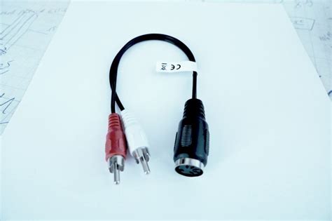 Audio Adapter Din Buchse Polig Auf Cinch Stecker Atr Shop De