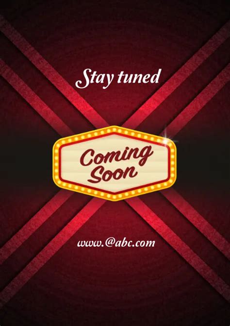 Coming soon flyer templates | PosterMyWall