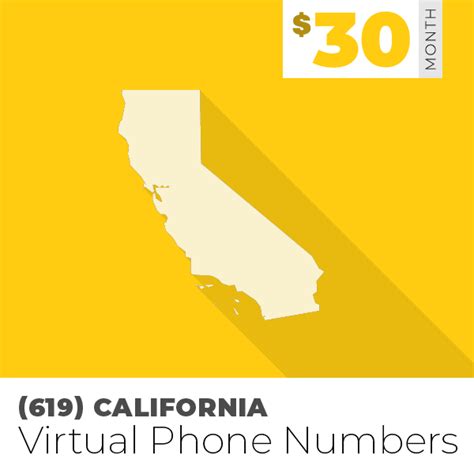 (619) Area Code Phone Numbers For Business | $30/Month