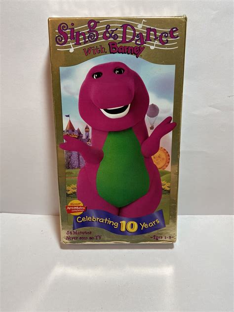 Barney Sing And Dance With Barney Vhs 1999 Vintage Purple Dinosaur 45986020307 Ebay