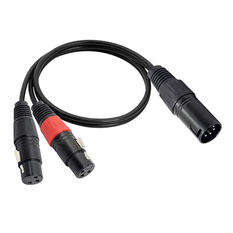 Amazon Xmsjsiy Dual Xlr Pin To Xlr Pin Dmx Stage Light Cable