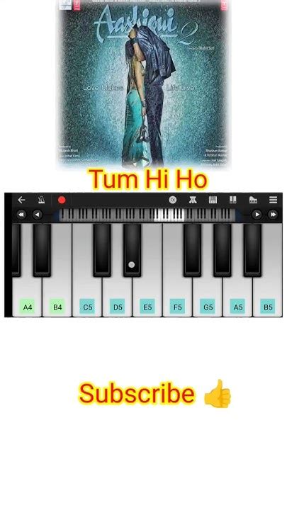 Tum Hi Ho Easy And Slow Tutorial Aashiqui2 Aashiqui Piano Shorts