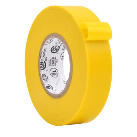 WOD Tape Yellow Electrical Tape General Purpose 3 4 In X 66 Ft High