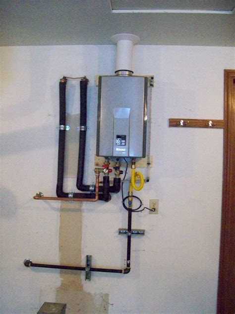 Rinnai Tankless Water Heater Installation Tankless Water Heater Diy Plumbing