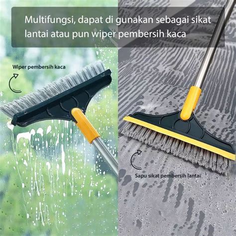 Jual Cod Sikat Lantai Wiper Pembersih Lantai Dinding Kamar Mandi Gagang