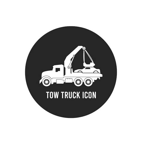 Premium Vector Tow Truck Icon Vector