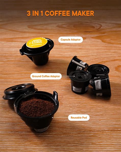 3 In 1 Single Serve Coffee Maker For K Cup Pods And Ground Coffee And Teas 6 To 14oz Brew Sizes