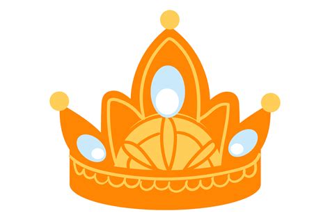Cute Cartoon Crown. Golden Royal Majesty Graphic by vectorbum ...