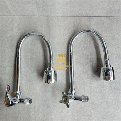 Jual Kran Cuci Piring Kran Sink Kran Angsa Flexible Kp Besar Chrome