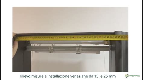 Rilievo Misure E Installazione Veneziane In Alluminio Da E Mm