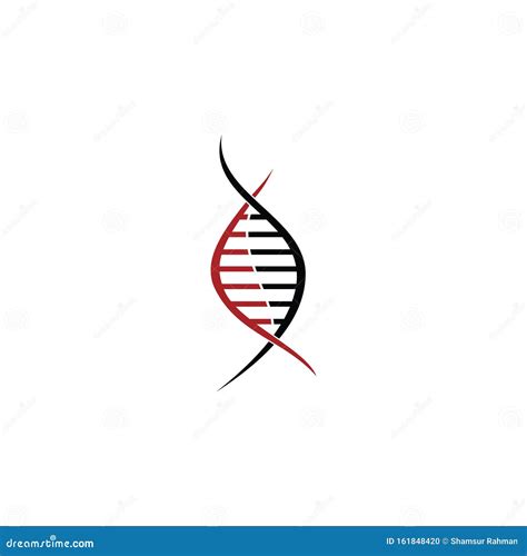 Dna Helix Logo Genetica Vector Design Biologische Illustratie Vector