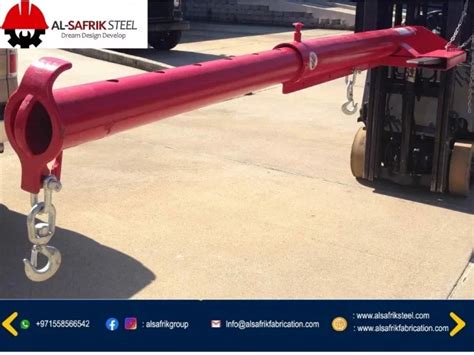 Forklift Jib Crane Steel Fabrication In Dubai Al Safrik Steel