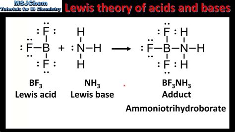 Identify The Lewis Acid And Lewis Base