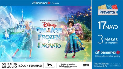 El 17 de mayo será la preventa Citibanamex para Disney On Ice en el