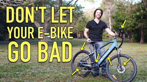 How To Do Common Electric Bike Maintenance Youtube