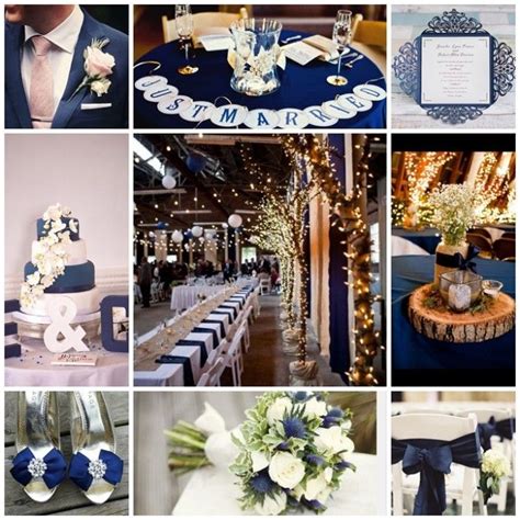 Mon mariage couleur bleu marine Mariage Déco mariage bleu roi