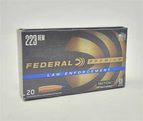 Federal 223 Remington Ammunition Tactical Tru T223e 55 Grain Sierra