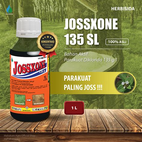 Herbisida Pestisida Mahakam Jossxone Sl Liter Pembasmi Gulma