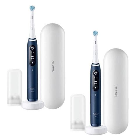 ORAL B IO 7 Sapphire Blue 2 Sztuki Szczoteczka Magnetyczna Niskie