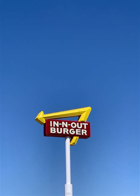 In N Out Burgers Printable Poster 50x70cm High Resolution 300dpi Etsy