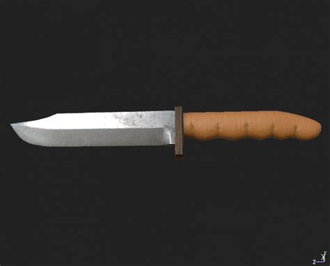 Simple Knife 3d Model