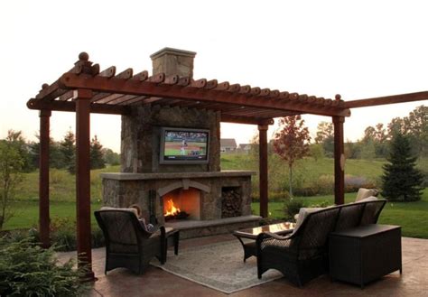 Outdoor Fireplace And Pergola Fireplace Guide By Chris