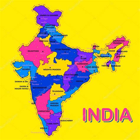 India South Asia Map