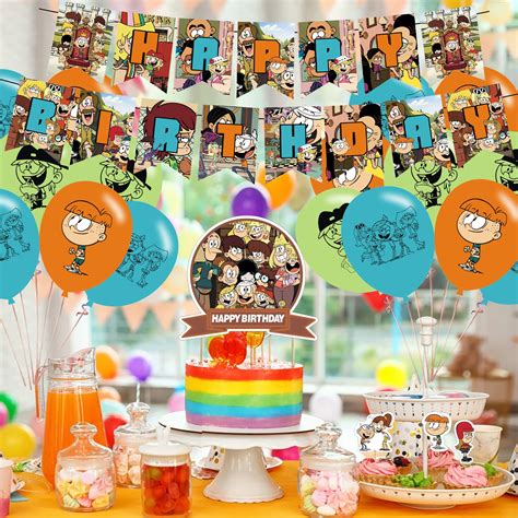 The Loud House Party Decorations,Loud House Birthday Party Supplies ...