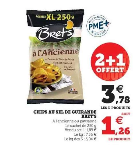 Promo Chips Au Sel De Gu Rande Bret S Chez Hyper U Icatalogue Fr