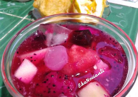 Resep Es buah sirup marjan oleh Eka Novianti - Cookpad