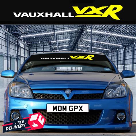 Vauxhall Vxr Sunstrip Windscreen Sticker Decal Universal Astra Corsa