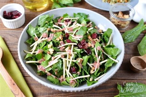 Simple Cranberry Spinach Salad Recipe Cook Me Recipes