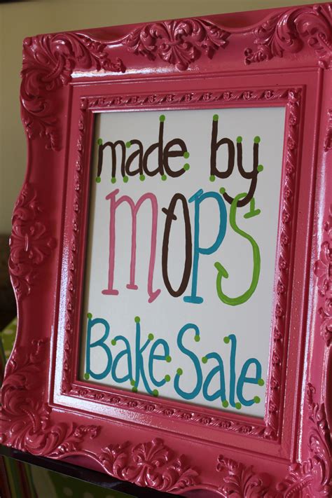 Made By Mops Bake Sale Bake Sale Display Ideas Bake Sale Bake Sale Display