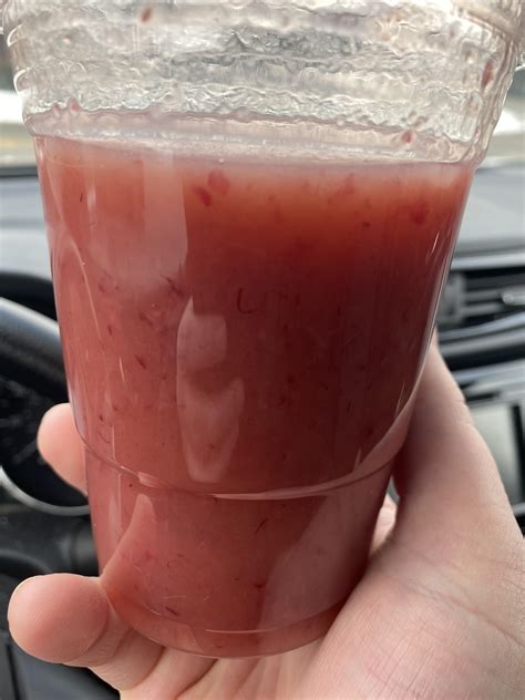 I Have To Say This Fruit Smoothie From The Food Court Is Pretty Good