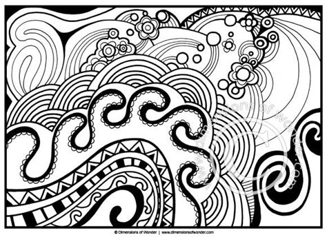 Abstract Coloring Pages Free Printable – Kidsworksheetfun