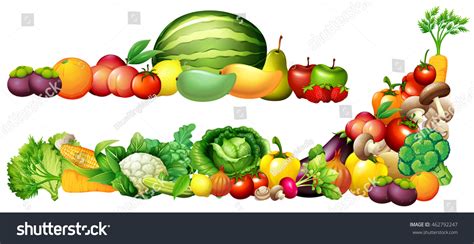 Vegetables And Fruits Clip Art