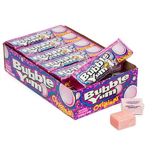 Hershey Bubble Yum Original Bubble Gum 18 Pacific Candy Wholesale