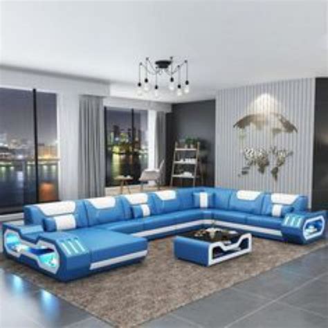 Jual Sofa Kulit Luxury Sofa Tamu U Jumbo Elegant Sofa Gaya Eropa