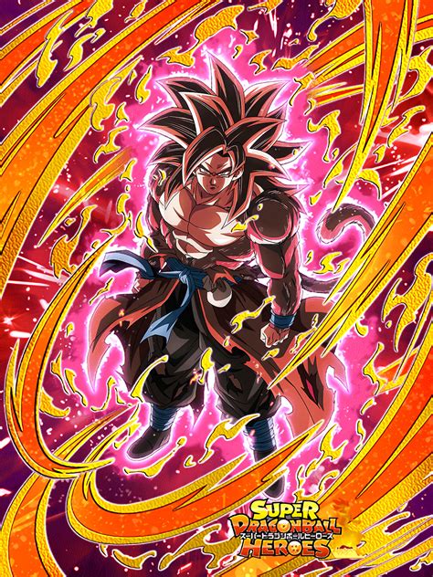 Limit Break Ss4 Goku Dokkan Card 4k Upscale By Woodlandbuckle On Deviantart