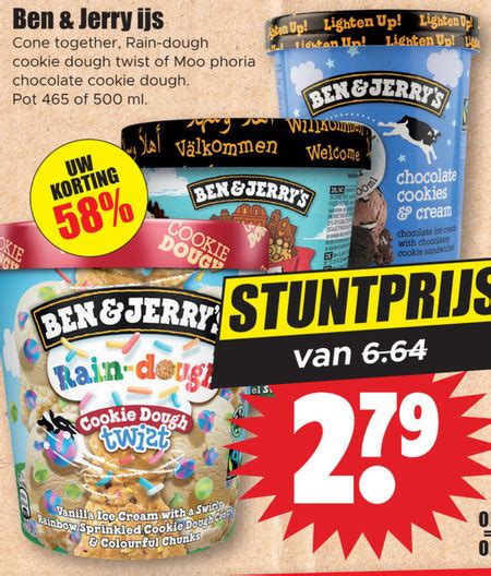 Ben And Jerrys Ijsspecialiteit Folder Aanbieding Bij Dirk Details