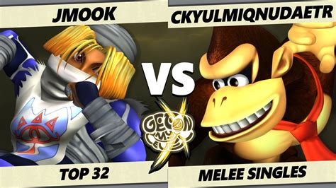 GOML X Jmook Sheik Vs Ckyulmiqnudaetr Donkey Kong Smash Melee