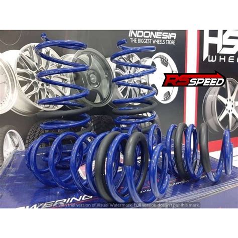 Jual LOWERING KIT HSR BLUE TOYOTA FORTUNER 2008 2020 Per Custom Lebih