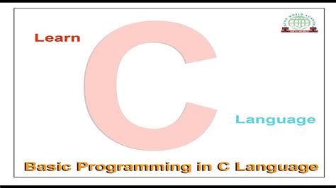 C Language Tutorials 1 Youtube