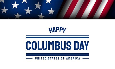 Premium Vector Columbus Day Background Design