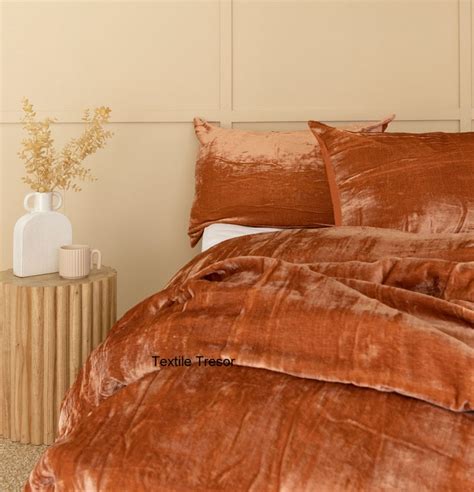 Ultra Luxury Luxe Velvet Duvet Cover Boho Bedding Uo Etsy