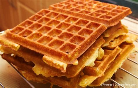 Baking Brussels Waffles a Tradition in Belgium - Dreamstime