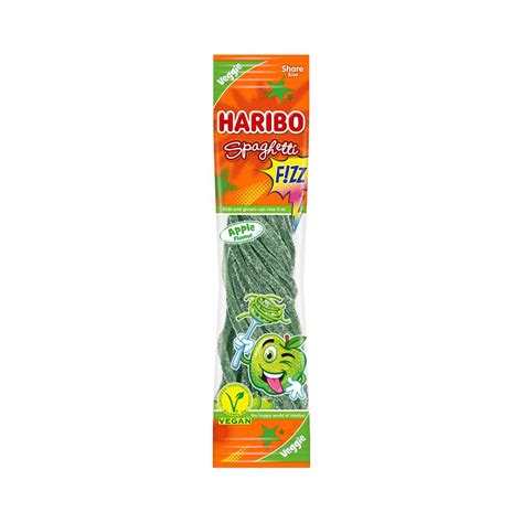 Haribo Veggie Spaghetti Apple Fizz Sour Fruit Jelly G Worldcart