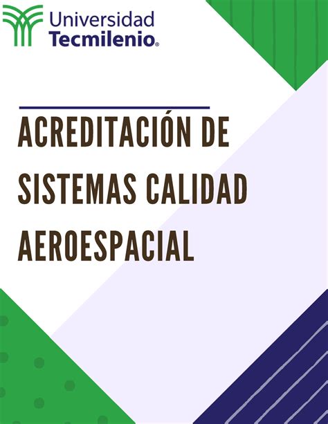 Acreditación de S calidad aeroespacial act 1 ACREDITACIÓN DE