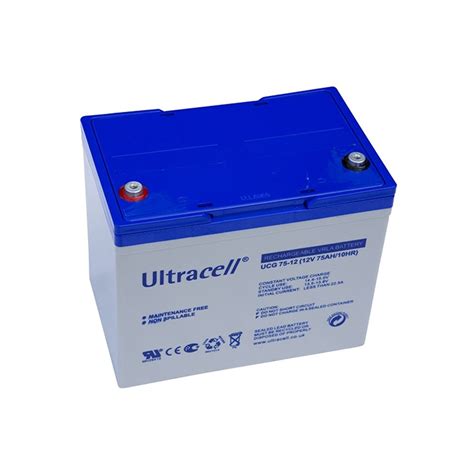 Ultracell DCGA Deep Cycle Gel UCG 12V 75000mAh Rechargeable Lead Ac